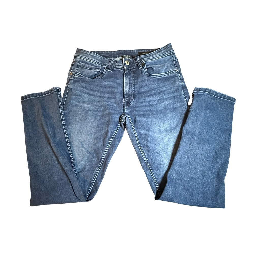 The Perfect Jean NYC Skinny Fit Blue Denim‎ Jeans 31x30 JU9T2NKNT30